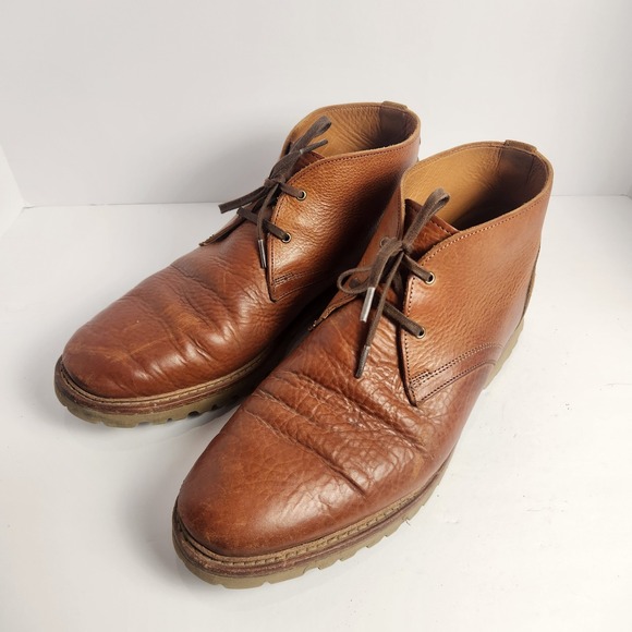 Allen Edmonds Men's Discovery Chukka Cognac Brown Lace-up Boots Size 10D - Picture 1 of 10